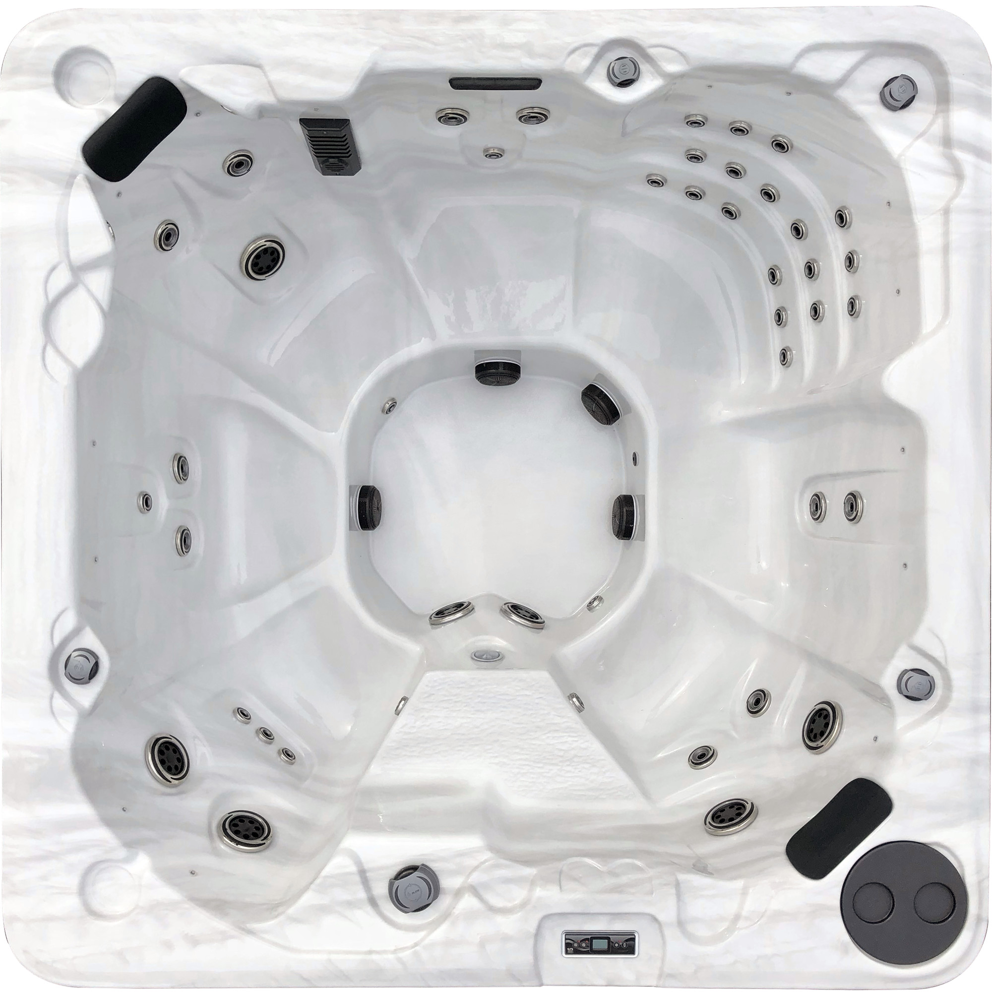 Futura Spas MP-88 spa viewed from above